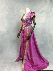 Photo3: Alladin Jasmine Princess Cosplay Costume (3)