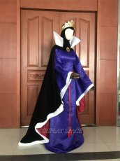 Photo4: Snow White And The Seven Dwarfs Disney Anime The Bad Qween Cosplay Costume (4)