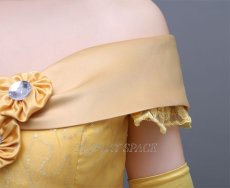 Photo8: Beauty And The Beast Belle Princess Cosplay Costume (8)