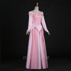 Photo2: Sleeping Beauty Aurora Green’s Fairy Tales Dress Cosplay Costume (2)