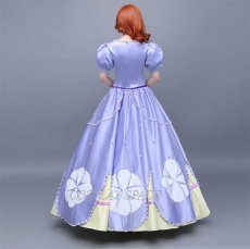 Photo6: Disney Anime Little Princess Sophia Cosplay Costume (6)