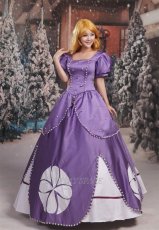 Photo4: Disney Anime Little Princess Sophia Cosplay Costume (4)