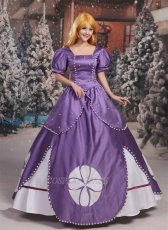 Photo1: Disney Anime Little Princess Sophia Cosplay Costume (1)