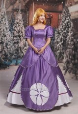 Photo2: Disney Anime Little Princess Sophia Cosplay Costume (2)