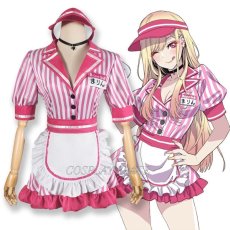 Photo1: My Dress-Up Darling Marin Kitagawa Waiter Cosplay Costume (1)