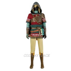 Photo1: The Legend of Zelda: Tears of the Kingdom Link Hylian Armor Cosplay Costume (1)