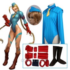 Photo1: Street Fighter Bishoujo Cammy Cosplay Costume (1)