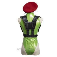 Photo4: Street Fighter V Cammy Green Cosplay Costume (4)