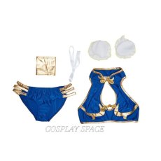 Photo4: Street Fighter Chun-Li Chun Li swimwear Cosplay Costume (4)