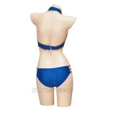 Photo2: Street Fighter Chun-Li Chun Li swimwear Cosplay Costume (2)